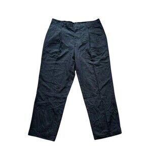 Vintage Banana Republic Pants Mens SZ 36 Smithfield Wool Pleated Cuffed Trousers